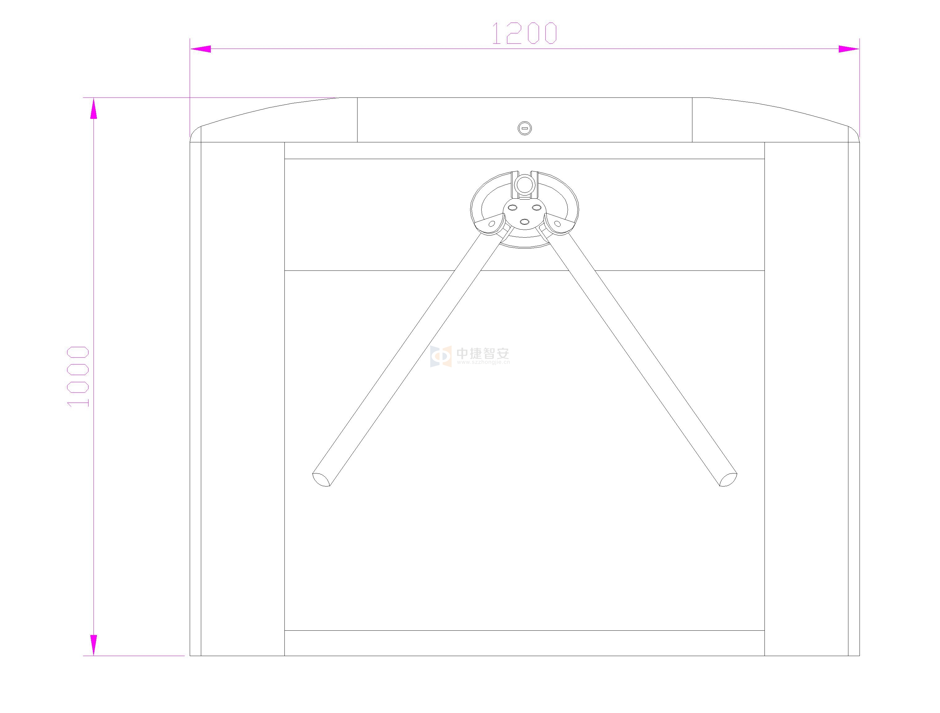 Bridge Tripod Turnstile gate ZOJE-S706